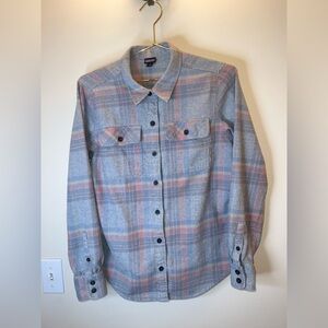 Patagonia Organic Cotton Plaid Flannel Shirt Women’s Small